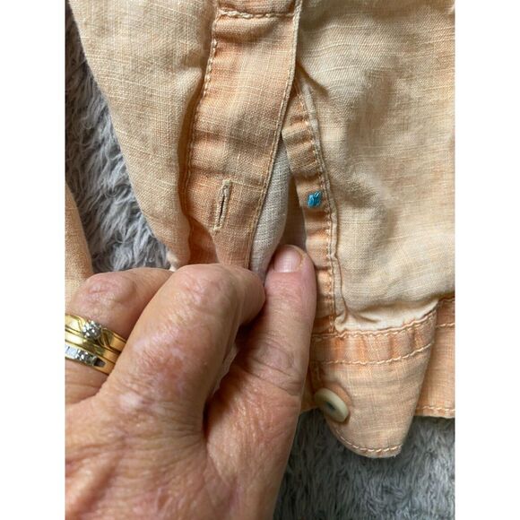 Tommy Bahama Shirt Adult 2XL Relaxed Linen Button Up Pocket Marlin Fish Mens - Picture 9 of 14